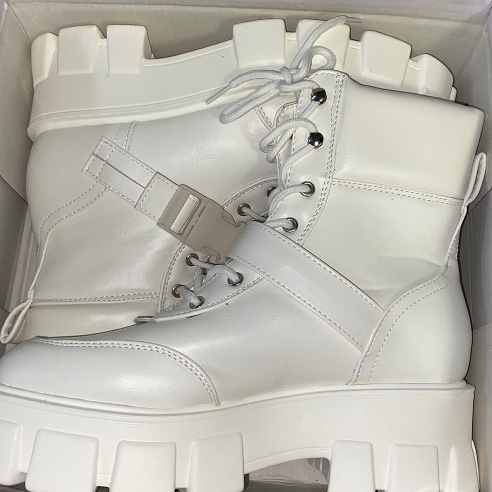 Chunky Buckled Boots